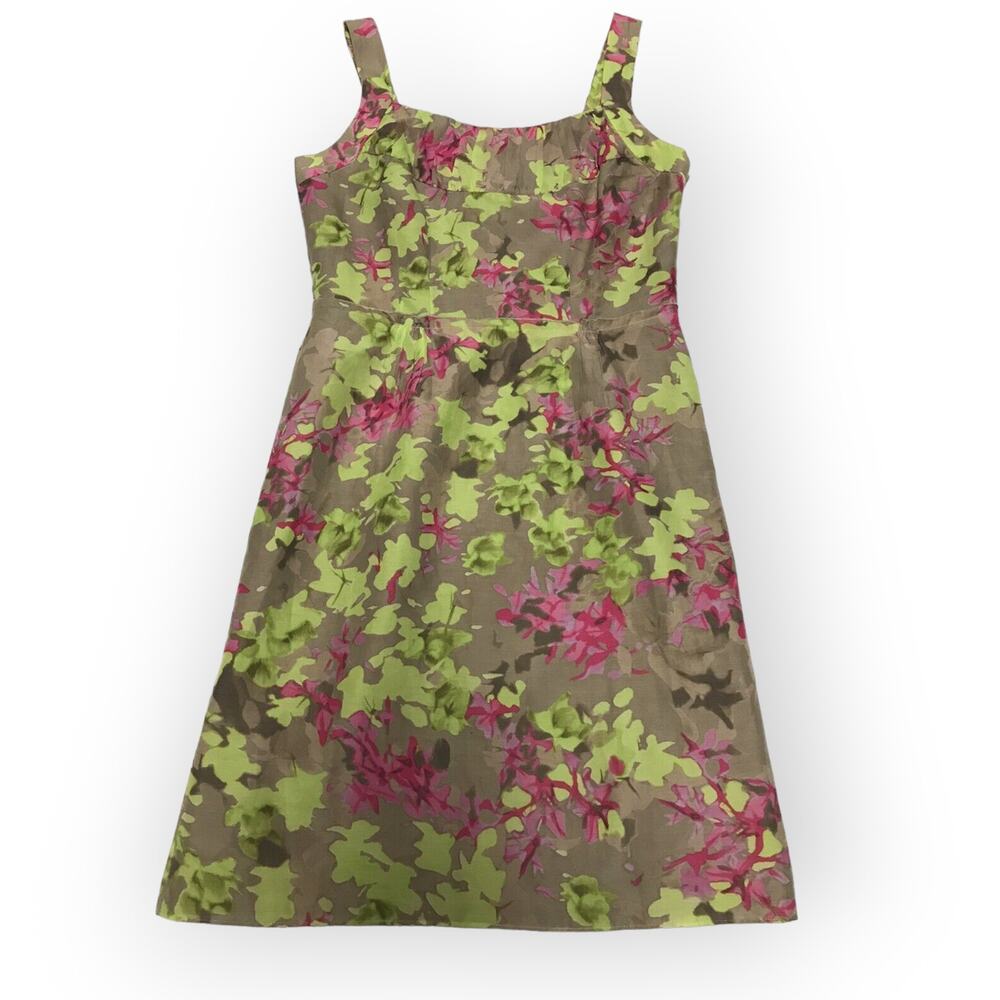 Banana Republic  Silk blend Tank Dress Sz 8 EUC